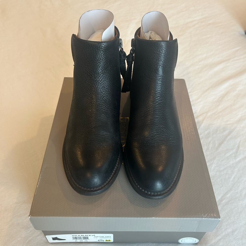 Franco Sarto Hyla Leather Bootie ~ Size 6.5 - Picture 3 of 6